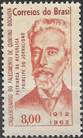 BRAZIL 1962 50th Death Anniv Of Bocaiuva (journalist And Patriot) - 8cr - Q. Bocaiuva MNH - Nuevos