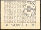 Czeslaw Slania. Sweden. Teststamps Booklet. - Probe- Und Nachdrucke