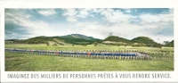 Pochette Billet SNCF, Train TGV, Imaginez Des Milliers De Personnes Prêtes à Vous Rendre Service - Autres & Non Classés