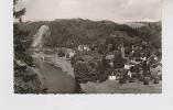 AK Wohngebiet Brücke Kirche Herchen Sieg Kleinformat Gezackt Sw 10.7.1956 - Siegen