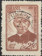 BRAZIL 1959 Birth Cent Of Archbishop Of Diamantina - 2cr50 Dom J S De Souza (1st Archbishop) FU - Usati