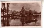 Angleterre - EVESHAM - ON THE AVON - Boats On The River - Animé Barque Péniches - CARTE PHOTO - THE DAINT - Altri & Non Classificati