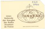 CARTE RADIO - QSL - UNARAF - AVEUGLES - RADIO - AMATEURS DE FRANCE - 1985. - Amateurfunk