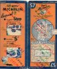 Carte Géographique MICHELIN - N° 057 VERDUN - WISSEMBOURG N° 126 3740 - Roadmaps