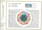 CEF 271 - 25ème Anniv. Du Conseil De L'europe 1er Jour Strasbourg 4.05.1974 - Timbre 1792 - Covers & Documents
