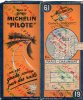 Carte Géographique MICHELIN - N° 061 PARIS - CHAUMONT 1938 - Wegenkaarten