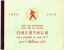 CALENDRIER OBERTHUR 1955 CATALOGUE DE L EDITEUR PRESENTANT LES 12 MODELES PROPOSES POUR L ANNEE - Grand Format : 1941-60