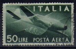 ITALIA 1946 - Democratica P.a. L. 50 - 2a Scelta / 2nd Choice   (NT !) - Luftpost