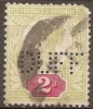 GREAT BRITAIN - Perfin - 2d Queen Victoria Perfed "DUFF". Scott 113. Short Top Right Corner. Used - Perfins