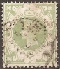 GREAT BRITAIN - Perfin - 1887 1/- Queen Victoria Perfed (appears To Be?) "M&Co". Scott 122. Used - Perfin