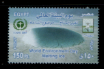EGYPT / 2007 / World Environment Day - Melting Ice / BIRD / MNH / VF  . - Ungebraucht