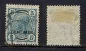 CRETE - KRETA - BUREAUX AUTRICHIENS / 1905  # 8a  - 5 C. VERT BLEU OB. / COTE 60.00 EURO  (ref T546) - Kreta