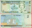 Fiji, Banknote / 2 Dollars 2002 A, UNC Crisp - Figi