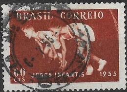 BRAZIL 1955 5th Children's Games, Rio De Janeiro - 60c Young Athletes  FU - Used Stamps