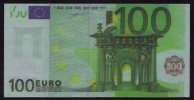 Test Note "Unknown/unbek." Testnote, 100 EURO, Type B, Beids. Druck, RRR, UNC, 140 X 70 Mm - Other & Unclassified