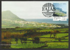 Portugal Açores Fajã Grande Carte Maximum Île Volcanique Volcan 2012 Azores Fajã Volcanic Island Maxicard - Volcanos