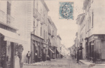 CPA 38 @ LA COTE SAINT ANDRE @ Rue De La République En 1904 @ Angle Avec La Rue Centrale - La Côte-Saint-André