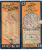 Carte Géographique MICHELIN - N° 062 CHAUMONT - STRASBOURG 1946 - Roadmaps