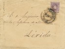 6730. Carta TARRAGONA 1904.a Lerida - Storia Postale