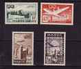 MAROC  1952  Aerien  N° 85 / 88  Neuf X (trace De Charn.) Serie Compl. - Luchtpost