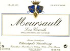 Etiquette De Vin Neuve Bourgogne MEURSAULT - C. VAUDOISEY - Bourgogne