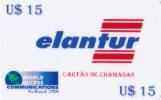 USA Prepaid  Elantur World Access U$ 15 - Autres & Non Classés