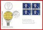 Vol Postal, Courrier Par Ballon Neuchâtel -Langenthal 20.8.19960 / Année Du Réfugié - Otros & Sin Clasificación