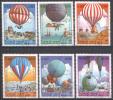Laos - Mi-Nr 647/652 Gestempelt / Used (p058) - Fesselballons