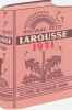¤¤  -  Petit Calendrier " LAROUSSE " De 1951  -  Dictionnaires  -  ¤¤ - Grossformat : 1941-60