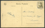 N°166 - 2 Cent. Bistre Obl. Sc YPRES Seul S/C.V. Vers Anvers - 7715 - 1919-1920 Roi Casqué