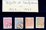 TIMBRES  CHINE  4  VALEURS  OBLITERES  N287 - Gebraucht