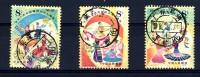 TIMBRES  CHINE  3  VALEURS  OBLITERES  N288 - Usados