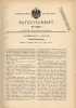 Original Patentschrift - J. Homberghen In Brüssel , 1899 , Gewindeschneider , Gewinde !!! - Antiek Gereedschap