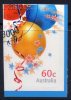 Australia 2010 For Special Occasions 60c Balloons Self-adhesive CTO - Gebraucht