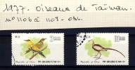 TIMBRES  CHINE 2  VALEURS  OBLITERES   AVEC  CHARNIERES N308 - Used Stamps