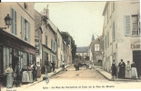 91 - IGNY - La Rue De Versailles Et Coin De La Rue Du Moulin - Igny