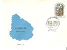 FDC URUGUAY - ARGENTINA 1988 - Glasses & Stained-Glasses