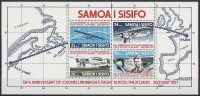 SAMOA 1977 - 50e Ann Vol Transatlantique Nord C. Lindbergh - BF Neufs // Mnh - Samoa