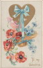 To My Valentine - Tuck Valentine Post Card Series No. 11 "Floral Missives" - Valentine's Day