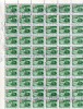 HUNGARY - UNGHERIA - MAGYAR 1973 Computer And Communication, Postal, POSTAGE DUE STAMPS. Postal Operations SHEET USED. - Fogli Completi