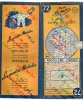 Carte Géographique MICHELIN - N° 072 ANGOULEME - LIMOGES 1952 - Cartes Routières