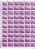 HUNGARY - UNGHERIA - MAGYAR 1973 TRAIN  Communication, Postal, POSTAGE DUE STAMPS. Postal Operations SHEET USED. - Full Sheets & Multiples