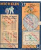 Carte Géographique MICHELIN - N° 073 CLERMON Fd - LYON 1948 - Roadmaps