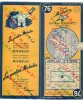 Carte Géographique MICHELIN - N° 076 AURILLAC - St ETIENNE 1951 - Roadmaps