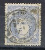 Sello 50 Milesimas Alegoria 1870, Fechador TARREGA (Lerida), Num 107 º - Used Stamps