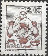 BRAZIL 1976 Potter - 2cr - Brown FU - Usados