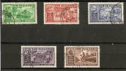 NEW ZEALAND 1936 CHAMBERS OF COMMERCE CONGRESS SET SG 593/597 FINE USED Cat £13 - Usati