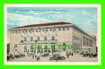 CHATTANOOGA, TN - SOLDIER'S AND SAILOR'S MEMORIAL AUDITORIUM - ANIMATED OLD CARS - PUB BY D.R. WEILL CO - - Chattanooga