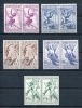 Czechoslovakia 1958 Sc B39-3 Mi 1058-2 MNH Pair Sport Events.Cv 13 Euro - Unused Stamps