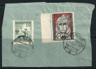 ● CECOSLOVACCHIA - 1957 - Usati Su Frammento - Cat. ? € - Lotto N. 1339 - Covers & Documents